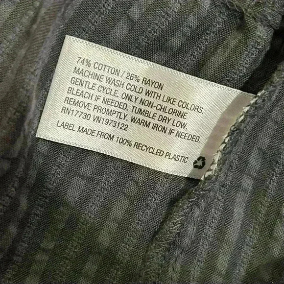 NWT Wild Fable Women’s Mini Dress Long Sleeve Ruffle Mock Neck Gray Size XS - Picture 4 of 6